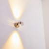 Rio Applique LED Argento, 2-Luci