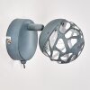 Covane Applique LED Grigio, 1-Luce