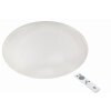 Eglo GIRON Plafoniera LED Bianco, 1-Luce, Telecomando