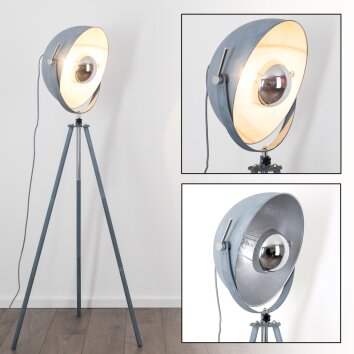 Maloy Lampada da terra Grigio, 1-Luce Maloy Lampada da terra Grigio, 1-Luce