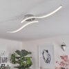 Mohlin Plafoniera LED Nichel, Bianco, 2-Luci