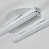 Correas Plafoniera LED Alluminio, 2-Luci