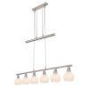 Lampadario a sospensione Globo OLLI Nichel opaco, 6-Luci
