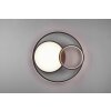 Reality Vuelta Plafoniera LED Nero, 1-Luce
