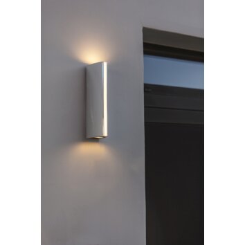 Lutec Leo Applique da esterno LED Cromo, 1-Luce