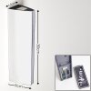 Rotterdamm Applique da esterno LED Cromo, 1-Luce