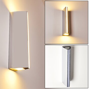 Rotterdamm Applique da esterno LED Cromo, 1-Luce
