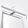Morges Lampada da specchio LED Cromo, Bianco, 1-Luce
