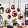 Gastor Lampadario a sospensione, Lampada a sfera, Lampada a sospensione Ramato, 6-Luci