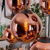 Gastor Lampadario a sospensione, Lampada a sfera, Lampada a sospensione Ramato, 6-Luci