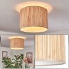 Bongal Plafoniera beige, Écru, 1-Luce