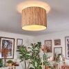 Bongal Plafoniera beige, Écru, 1-Luce