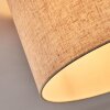 Bassagoda Plafoniera beige, Bianco, 1-Luce