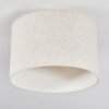 Bassagoda Plafoniera beige, Bianco, 1-Luce