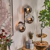 Gastor Lampada a sfera, Applique Cromo, Grigio fumo, 3-Luci