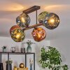 Ripoll Plafoniera, Lampada a sfera Blu, Verde, Ramato, 6-Luci