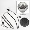 Ripoll Lampada da terra Nero, 1-Luce