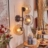Koyoto Lampada a sfera, Applique Ambrato, Chiaro, Grigio fumo, 3-Luci