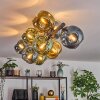Ripoll Plafoniera, Lampada a sfera Blu, Oro, Verde, 10-Luci