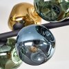 Ripoll Plafoniera, Lampada a sfera Blu, Oro, Verde, 10-Luci