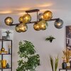 Koyoto Plafoniera, Lampada a sfera Blu, Oro, Verde, 10-Luci