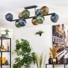 Koyoto Plafoniera, Lampada a sfera Blu, Oro, Verde, 10-Luci