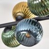 Koyoto Plafoniera, Lampada a sfera Blu, Oro, Verde, 10-Luci