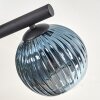 Koyoto Plafoniera, Lampada a sfera Blu, Oro, Verde, 10-Luci