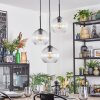 Koyoto Lampadario a sospensione, Lampada a sfera, Lampada a sospensione a cluster Chiaro, 3-Luci