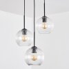 Koyoto Lampadario a sospensione, Lampada a sfera, Lampada a sospensione a cluster Chiaro, 3-Luci