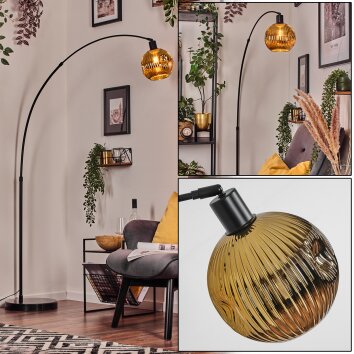 Ripoll Lampada da terra Nero, 1-Luce Ripoll Lampada da terra Nero, 1-Luce