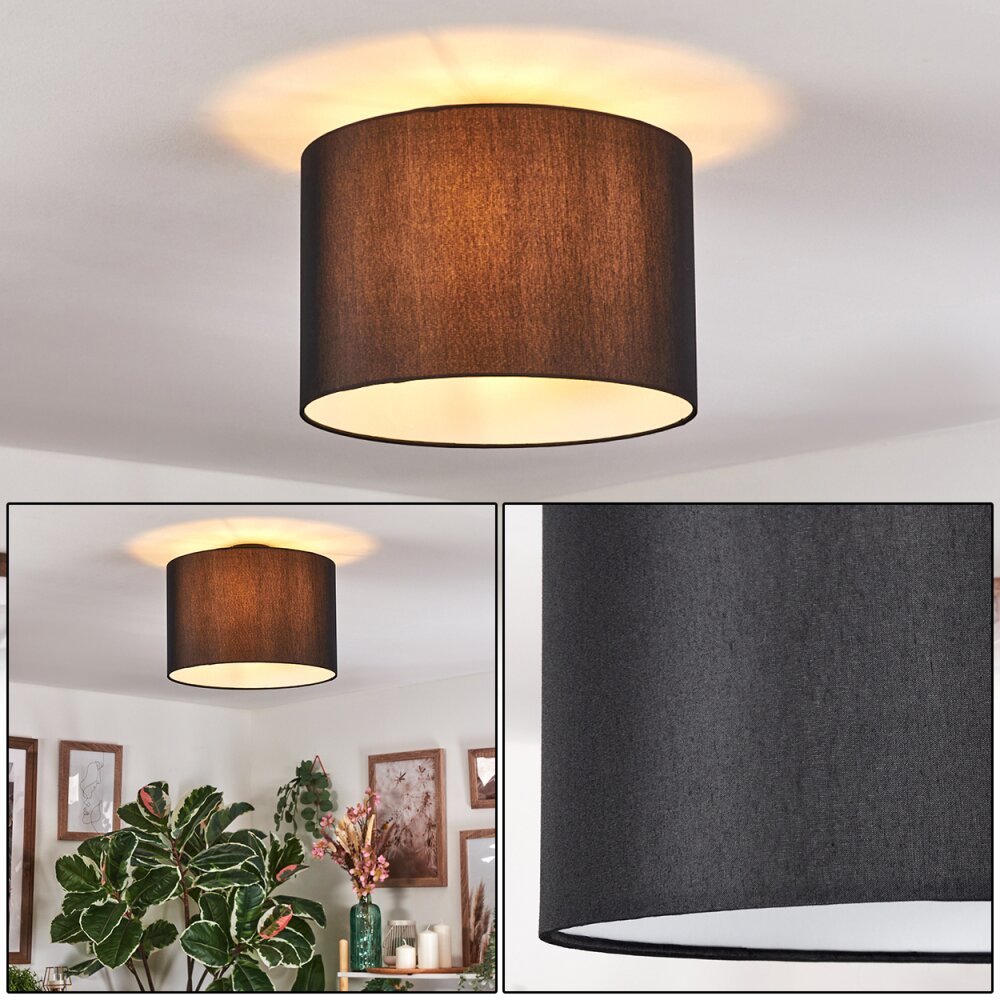 Soungou Plafoniera Nero, Bianco, 1-Luce main product photo