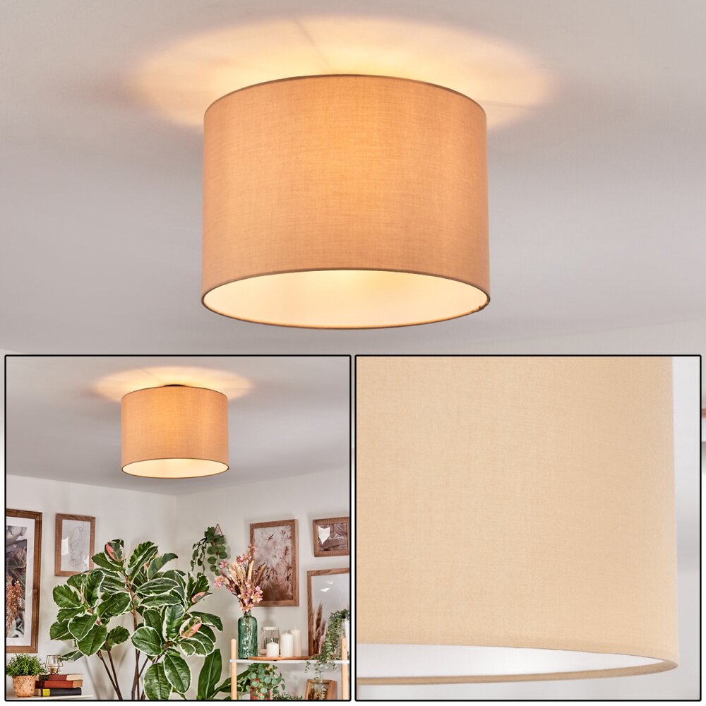 Soungou Plafoniera beige, 1-Luce main product photo