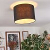 Bassagoda Plafoniera Nero, Bianco, 1-Luce