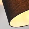 Bassagoda Plafoniera Nero, Bianco, 1-Luce