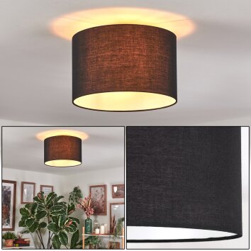 Bassagoda Plafoniera Nero, Bianco, 1-Luce