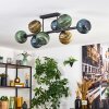Koyoto Plafoniera, Lampada a sfera Blu, Oro, Verde, 8-Luci