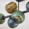 Koyoto Plafoniera, Lampada a sfera Blu, Oro, Verde, 8-Luci
