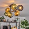 Koyoto Plafoniera, Lampada a sfera Blu, Oro, Verde, 8-Luci
