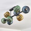 Koyoto Plafoniera, Lampada a sfera Blu, Oro, Verde, 8-Luci