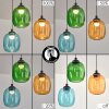 Lavel Lampadario a sospensione, Lampada a sospensione, Lampada a sospensione a cluster LED Nero, 1-Luce