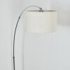 Bassagoda Lampada da terra Cromo, Nero, 1-Luce