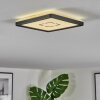 Simonstorp Plafoniera, Panel LED Nero, Bianco, 1-Luce