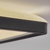 Simonstorp Plafoniera, Panel LED Nero, Bianco, 1-Luce