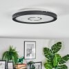 Simonstorp Plafoniera, Panel LED Nero, Bianco, 1-Luce