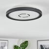 Simonstorp Plafoniera, Panel LED Nero, Bianco, 1-Luce