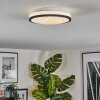 Onara Plafoniera, Panel LED Nero, Bianco, 1-Luce