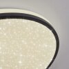 Onara Plafoniera, Panel LED Nero, Bianco, 1-Luce
