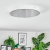 Elmar Plafoniera, Panel LED Bianco, 1-Luce