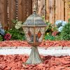 Naofe Lampada con piedistallo, Illuminazione viale Marrone, Oro, 1-Luce
